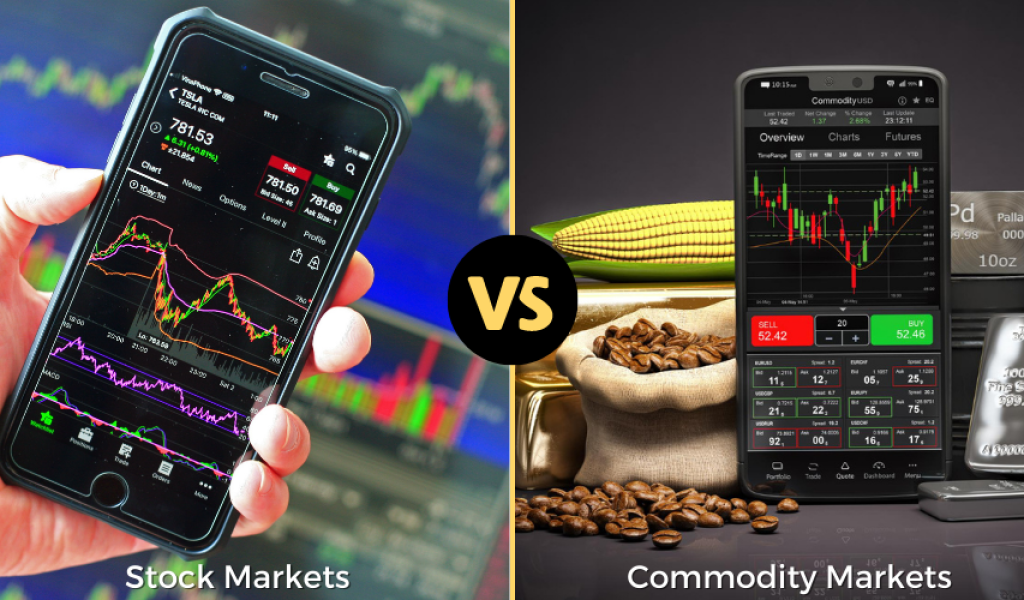 stock markets commodity markets